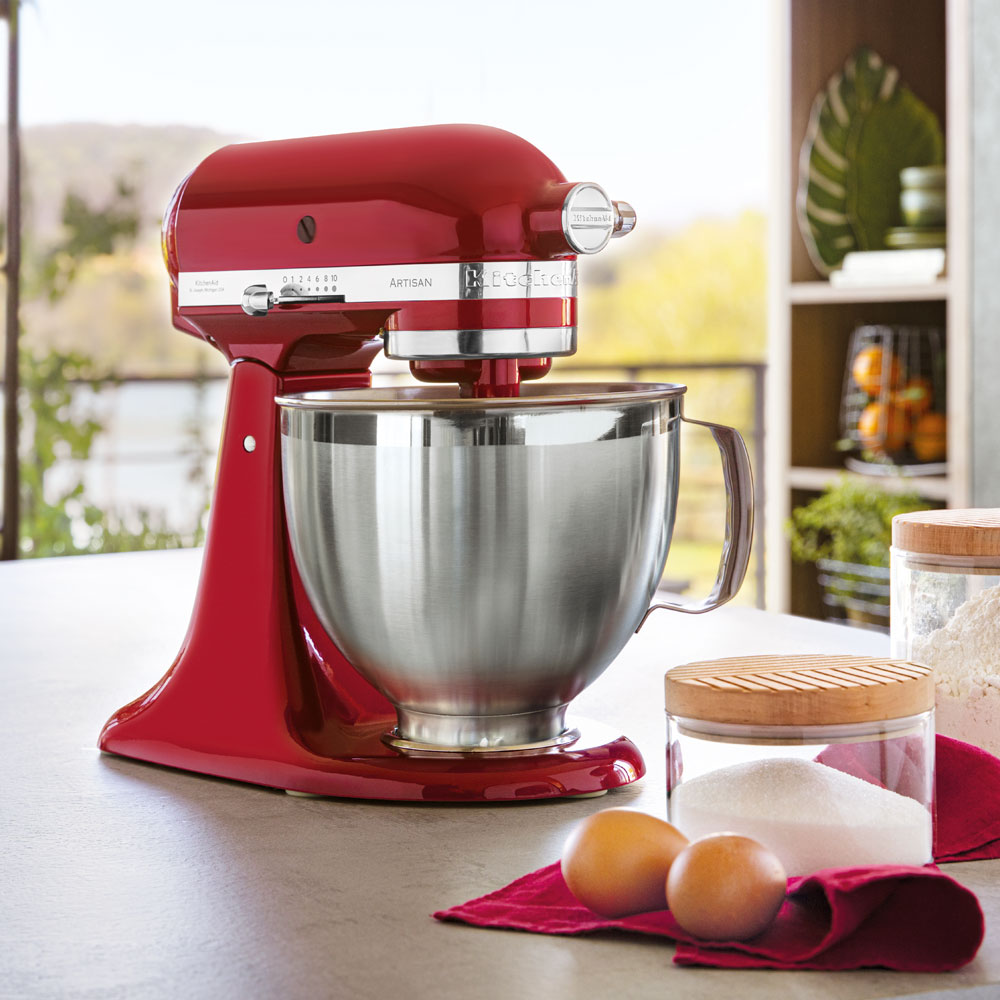 KitchenAid Artisan kjøkkenmaskin 5KSM185PSEER 4,8L empire red