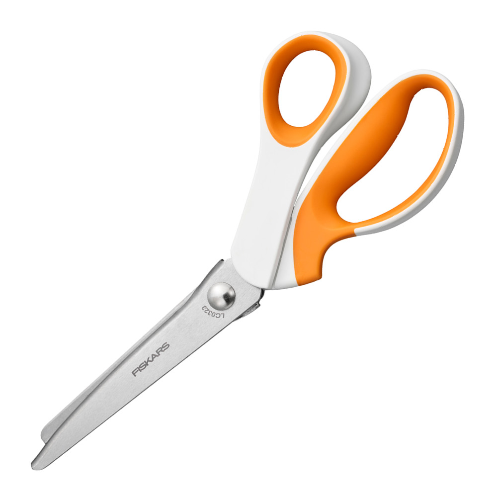 Fiskars Softgrip taggesaks 24 cm oransje