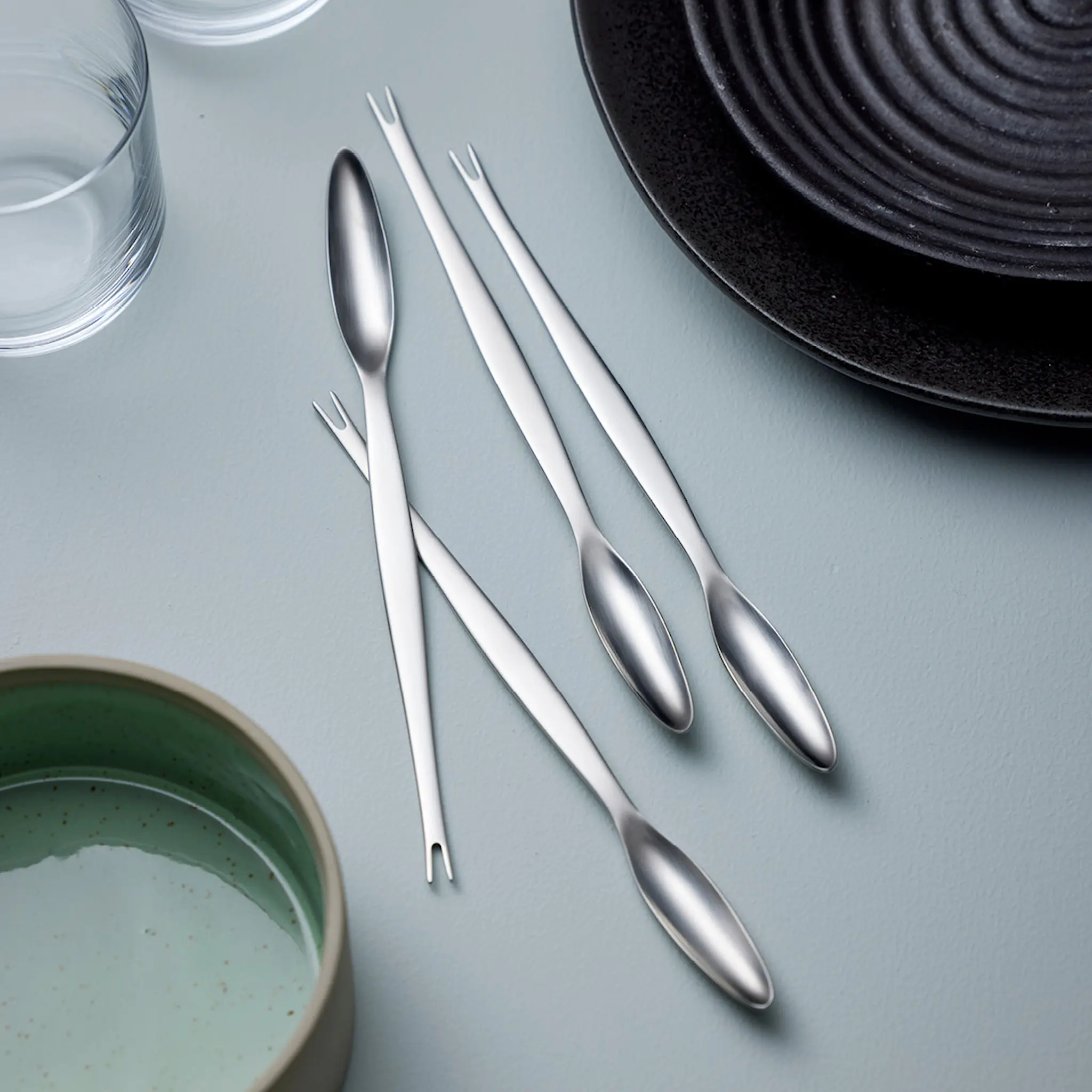 Gense Focus Steel Skaldjursgaffel 4-pack