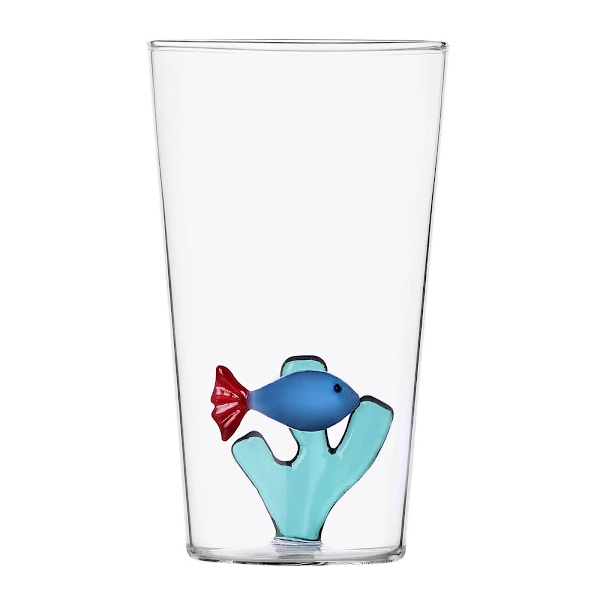 Ichendorf Milano Marine Garden longdrinkglas 45 cl blå fisk och sjögräs