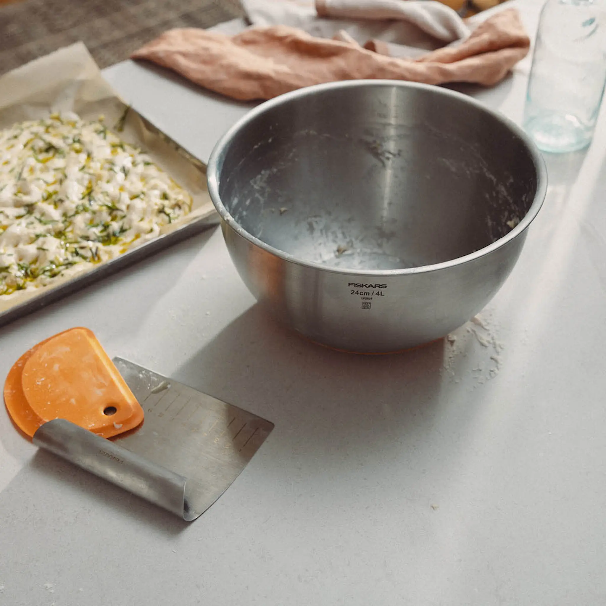 Fiskars Functional Form bakebolle 4L rustfritt stål