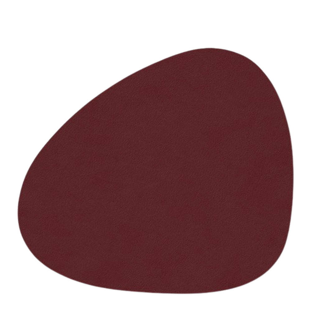 LIND DNA Nupo Curve glasunderlägg 11x13 cm Burgundy