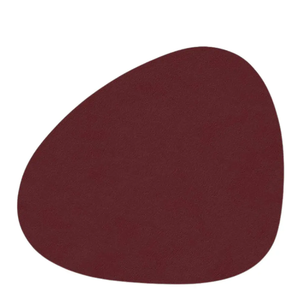 Nupo Curve lasinalunen 11x13 cm Burgundy