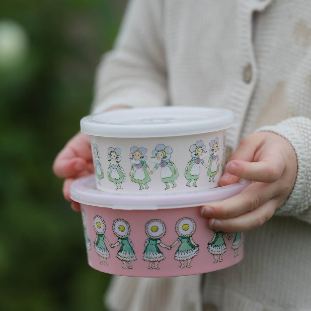 Rätt Start Elsa Beskow snacklåda 2-pack Blomsterfesten