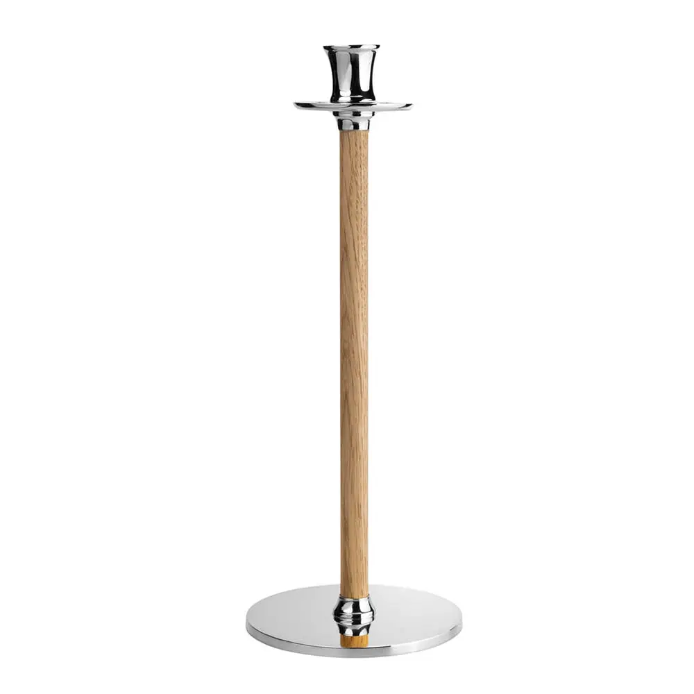 Alto Basso lysestake L 40 cm forniklet messing/eik