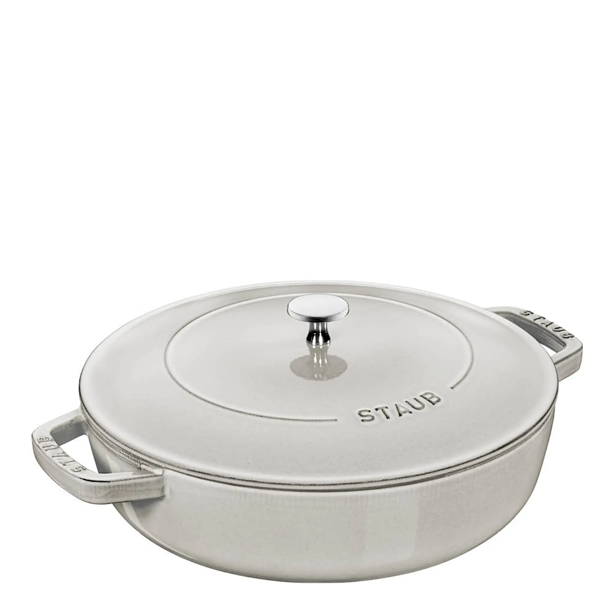 Staub Chistera sautépanne 28 cm 3,7L white truffle