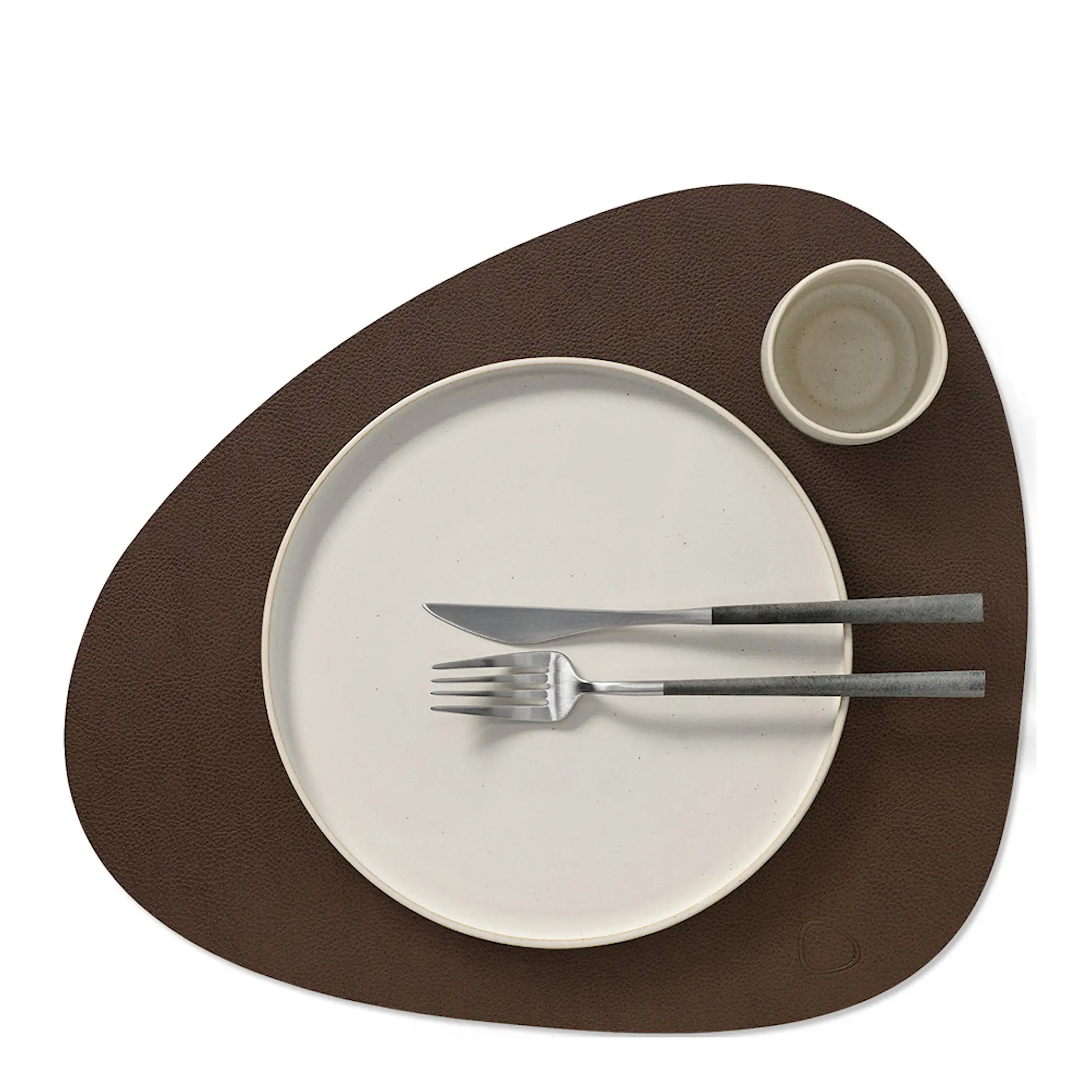 LIND DNA Curve Leather Serene Pöytätabletti 37x44 cm Hazel