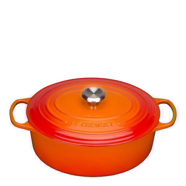 Signature Gjutjärnsgryta oval 31 cm 6,3 L volcanic