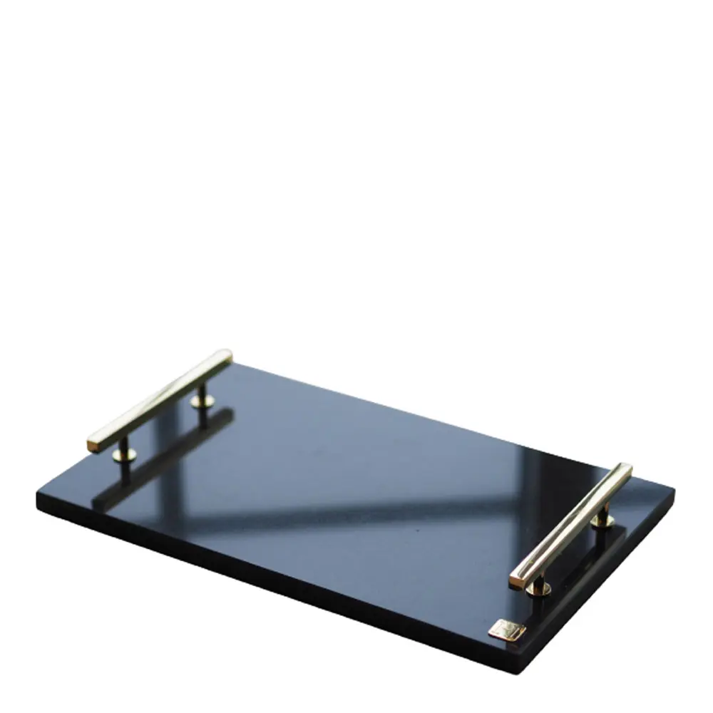 Brett granitt 40,5x25,5 cm messing