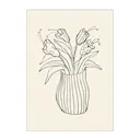 Affordable Art Prints poster 50x70 cm vase sketch