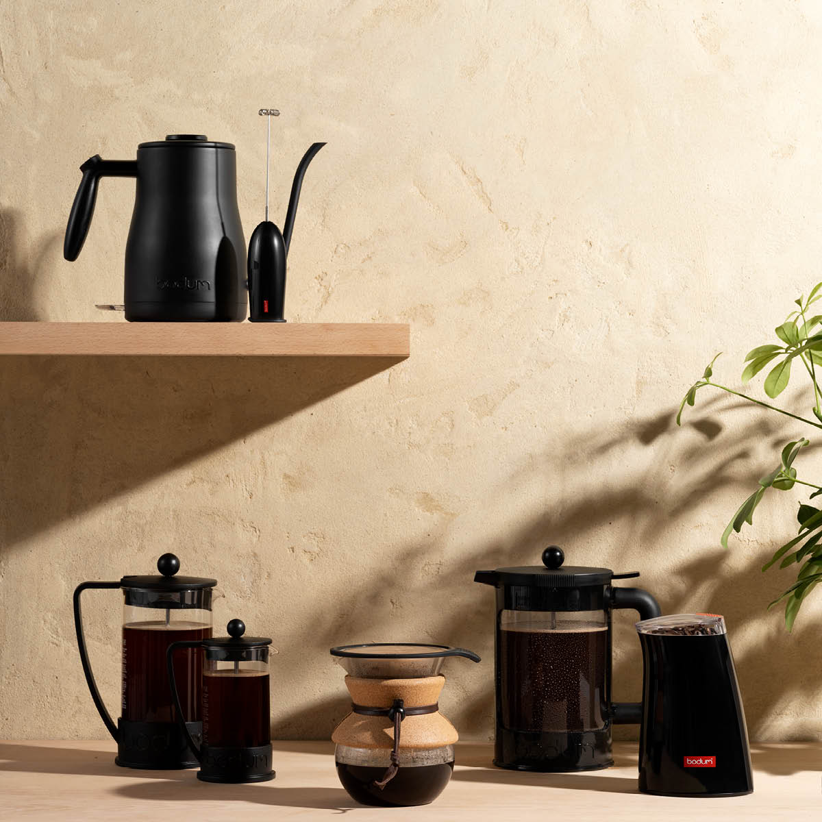 Bodum Schiuma batteridreven melkeskummer svart