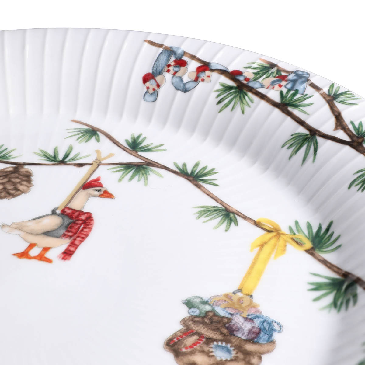 Kähler Hammershøi Christmas lautanen 27 cm valkoinen