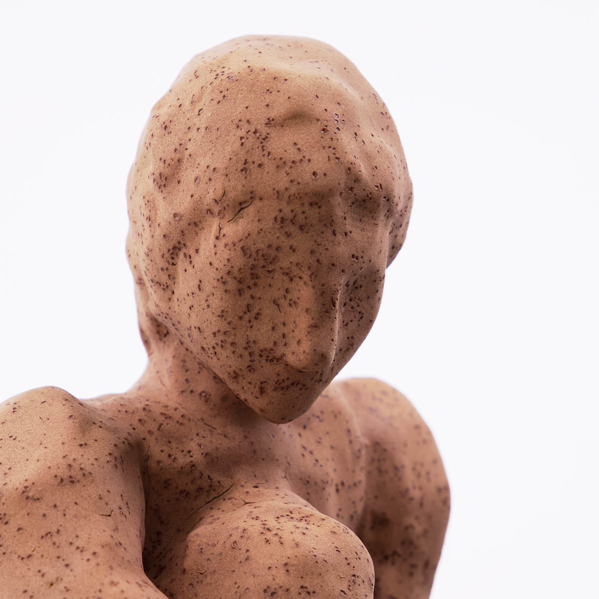 House Doctor Figuri Woman keraaminen 21 cm ruskea