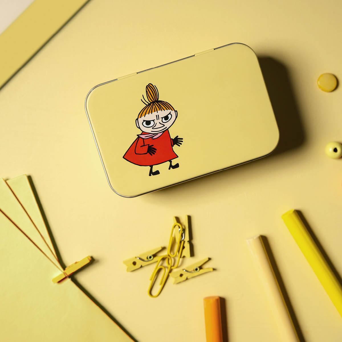 Muurla Muumi Peltipurkki Pikky Myy 10x6,5 cm Keltainen