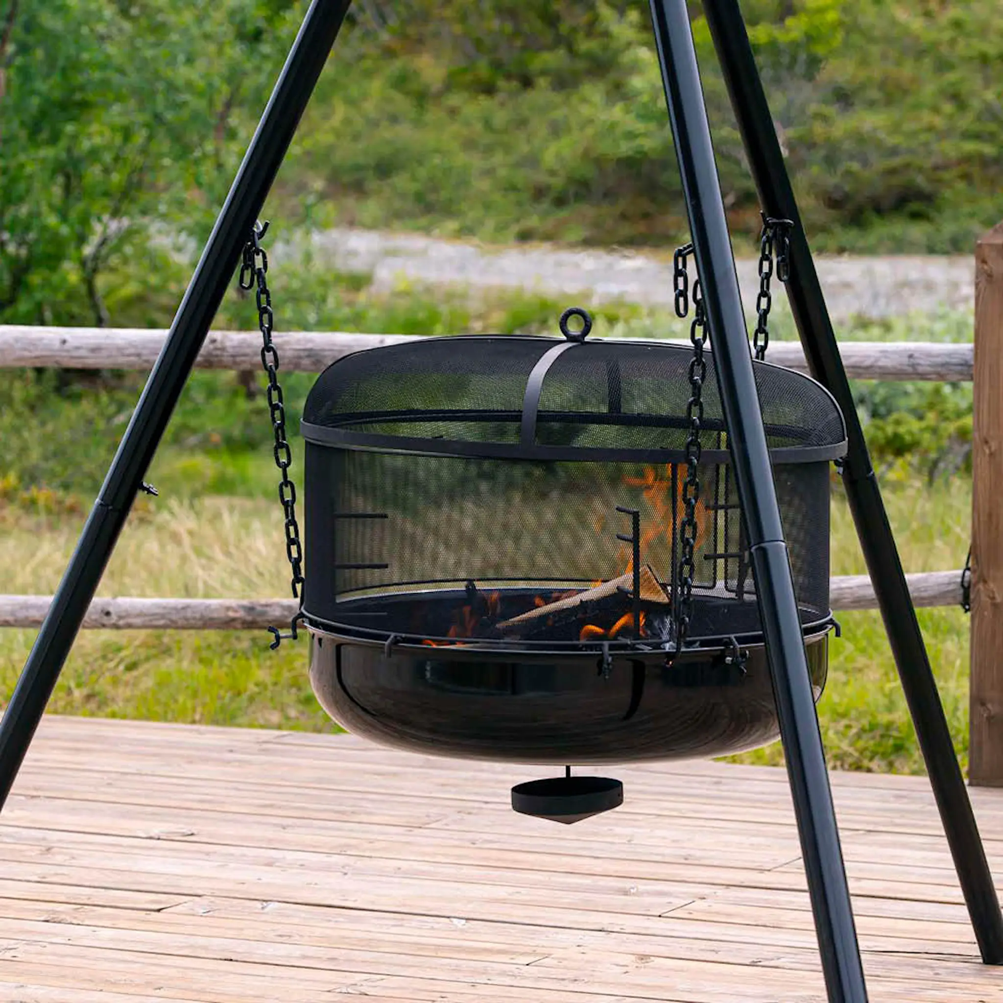 Espegard Kipinäsuoja 60 Tulipannuun Musta