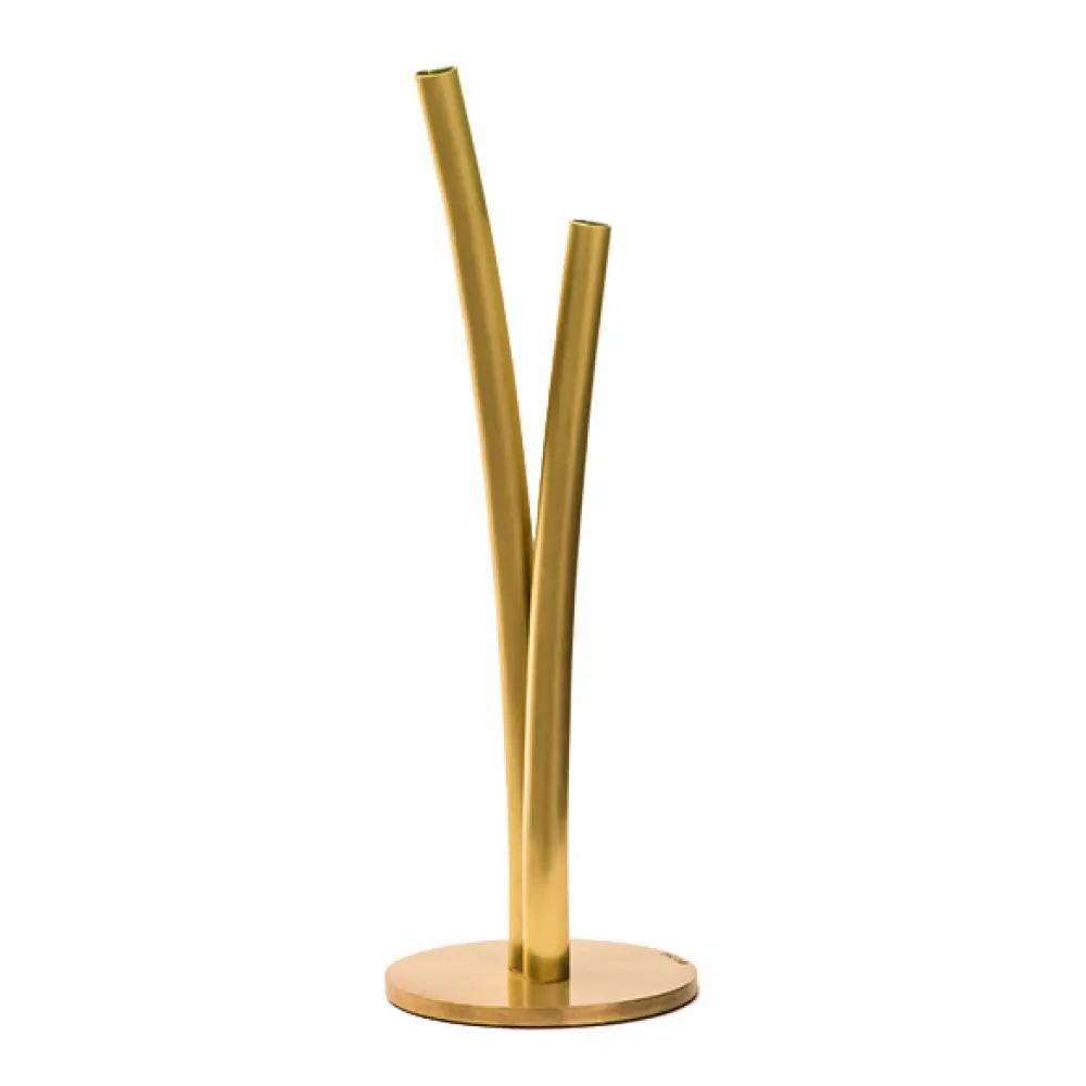 Skott vase 2-delt liten messing