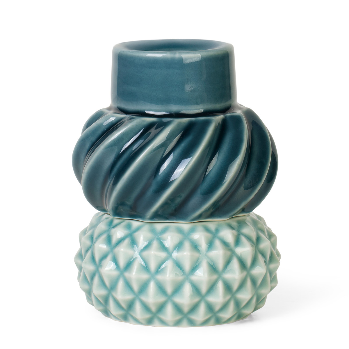 Dottir Samsurium Kynttilänjalka 2 osaa Petrol/Peacock