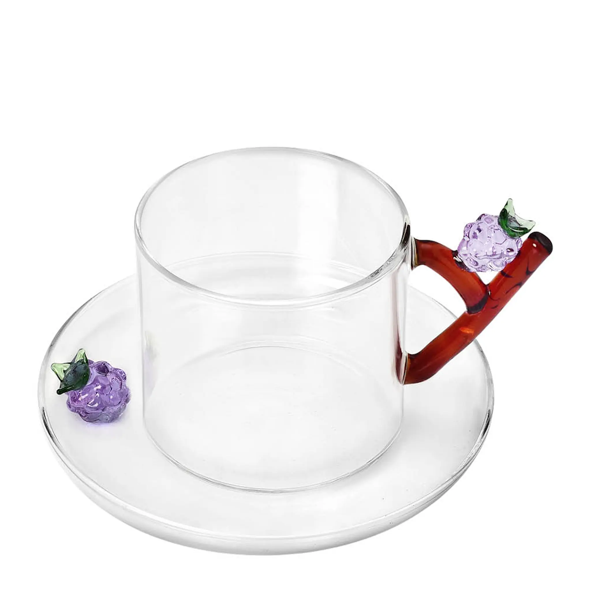 Ichendorf Milano Fruits & Flowers tekopp med fat 30 cl björnbär