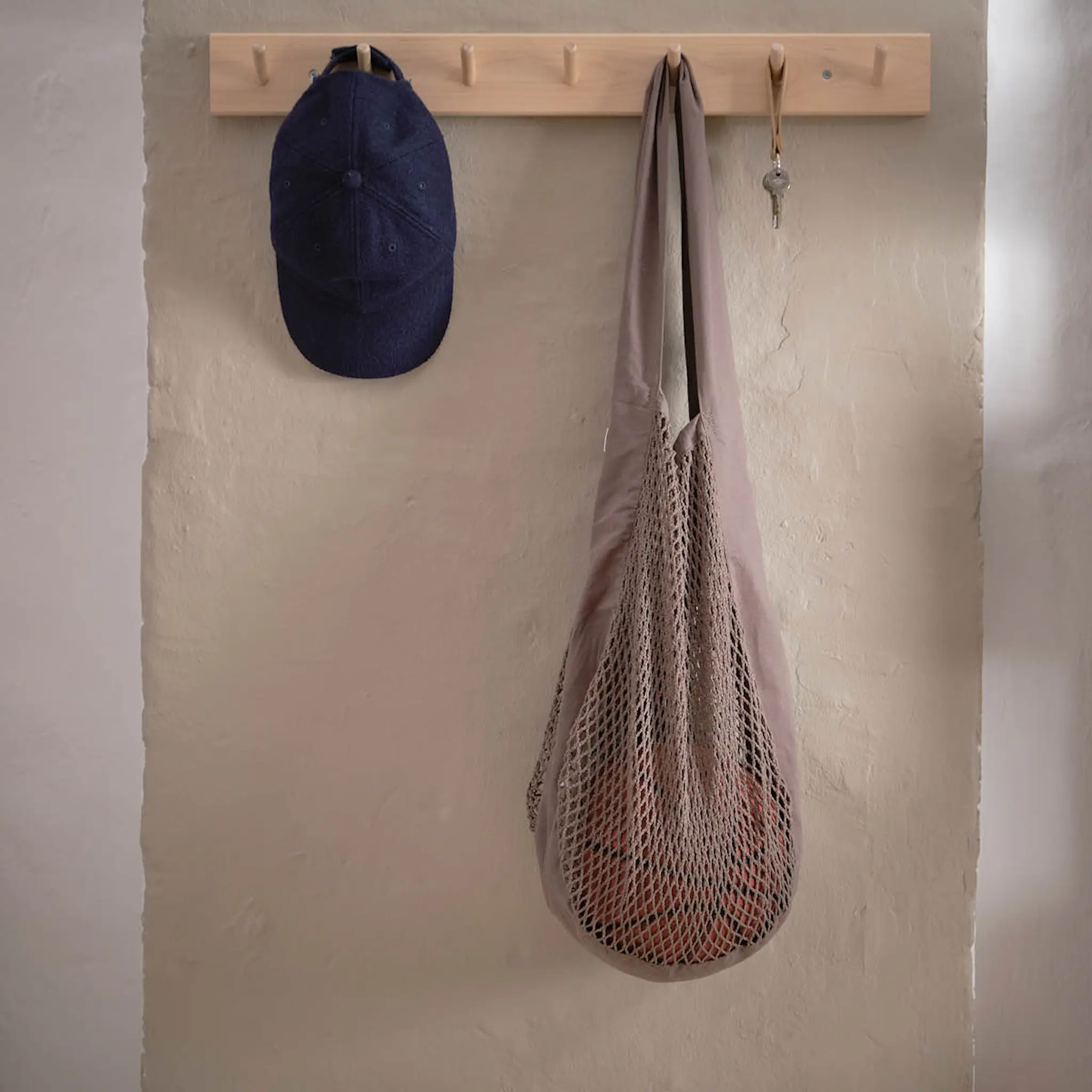 The Organic Company Nät axelväska 44x15 cm clay