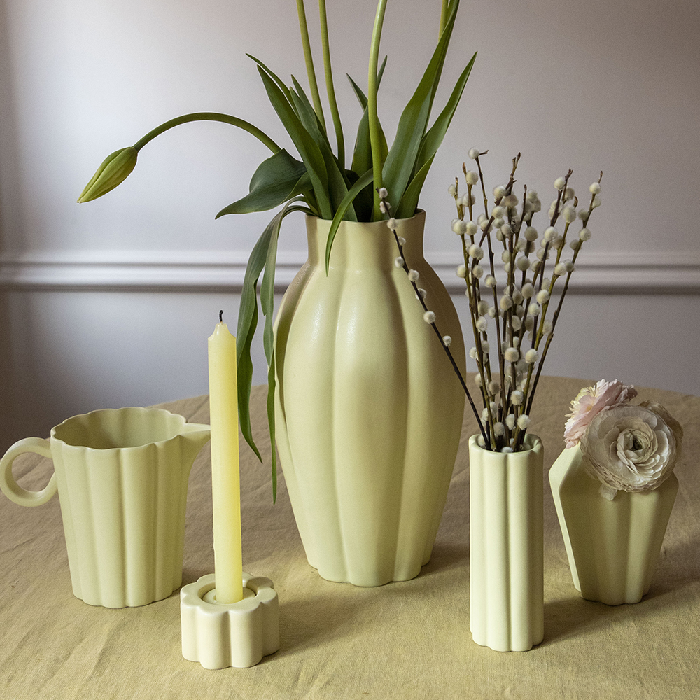 PotteryJo Birgit vase 5 cm pale yellow