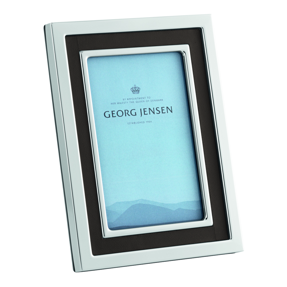 Georg Jensen - Manhattan Kehys 20x15 cm Teräs/Nahka