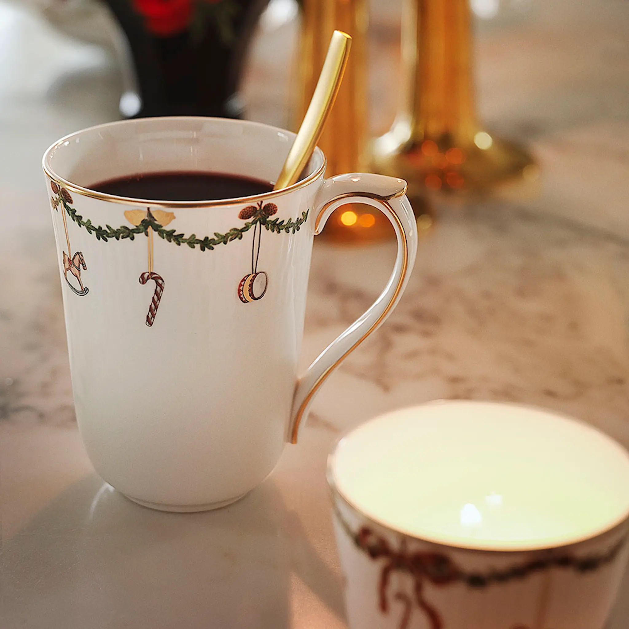 Royal Copenhagen Star Fluted Christmas Mugg 36 cl 2-pack