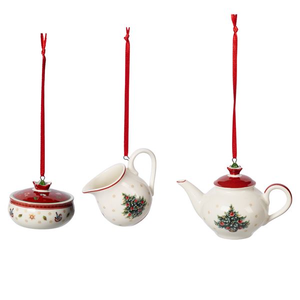 Villeroy & Boch Toy's Delight Joulukuusenkoriste mukit 3 kpl