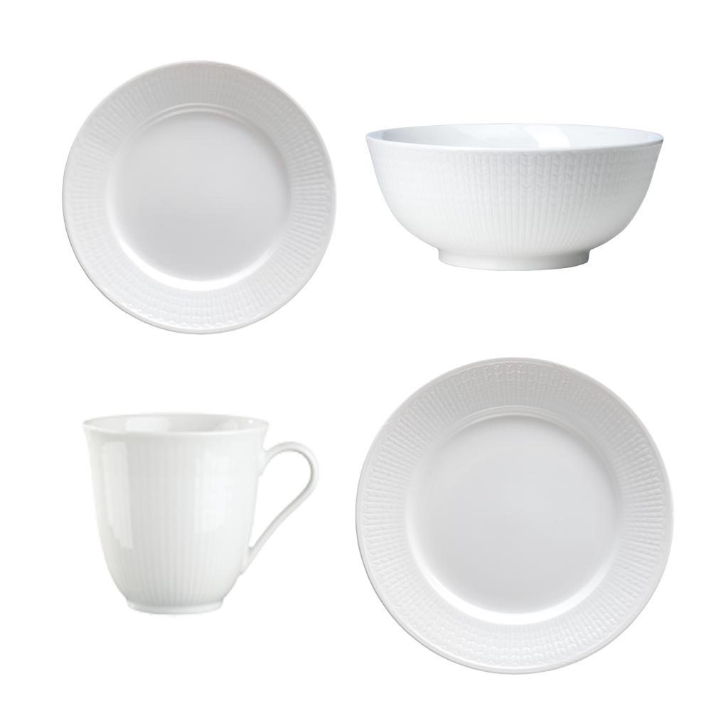 Rörstrand Swedish Grace Startset 8 delar Snö