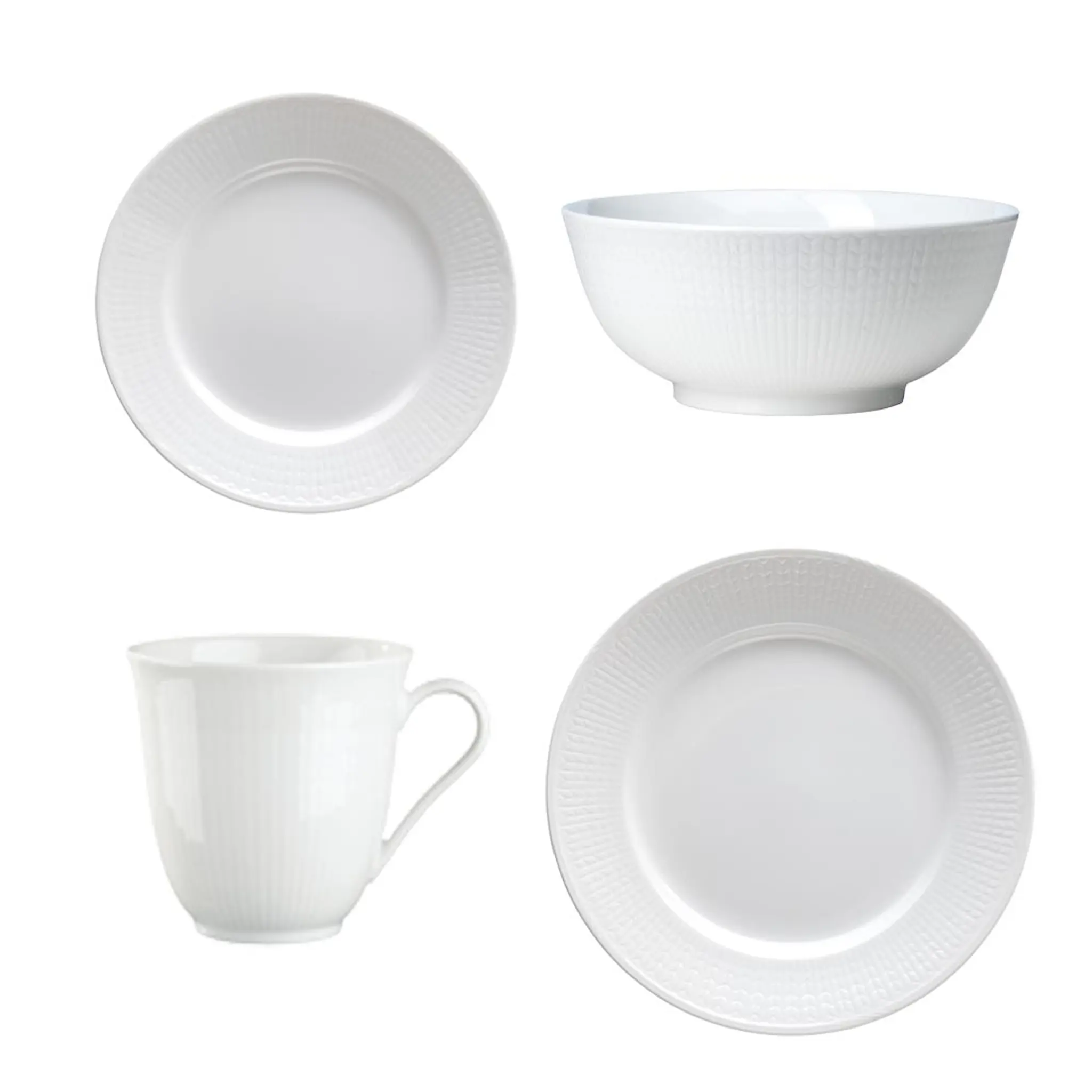 Rörstrand Swedish Grace Startset 8 delar Snö