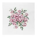 Servett 33 cm blomsterbukett