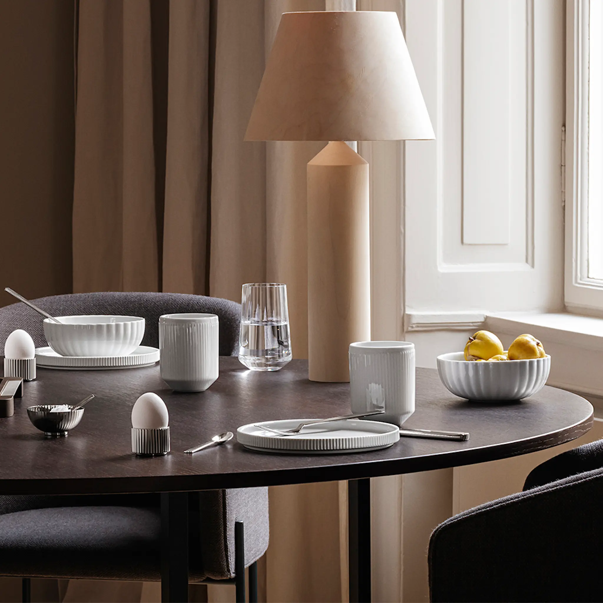 Georg Jensen Bernadotte Termosmuki 26 cl 2 kpl