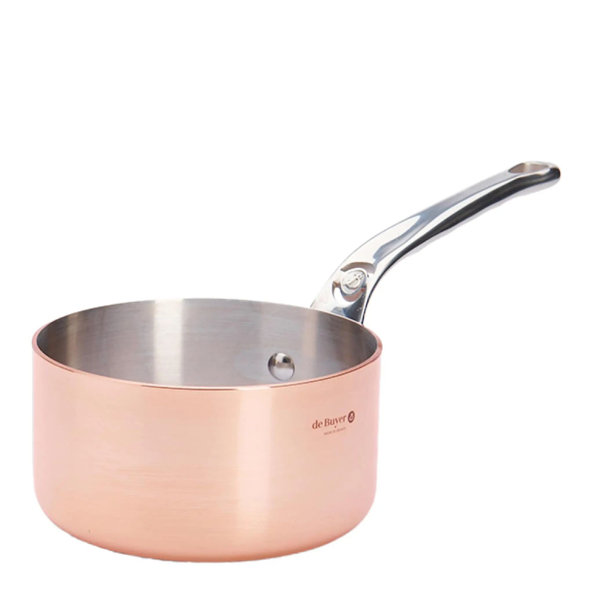 de Buyer Prima Matera Kastrull 1,2 L 14 cm Koppar/Rostfritt Stål