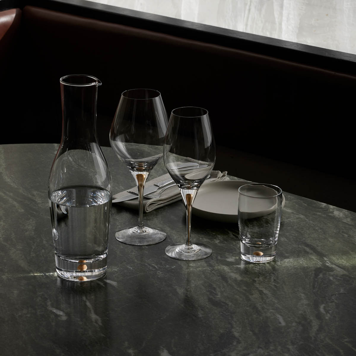 Orrefors Intermezzo Kulta Tumbler Lasi 25 cl 2 kpl