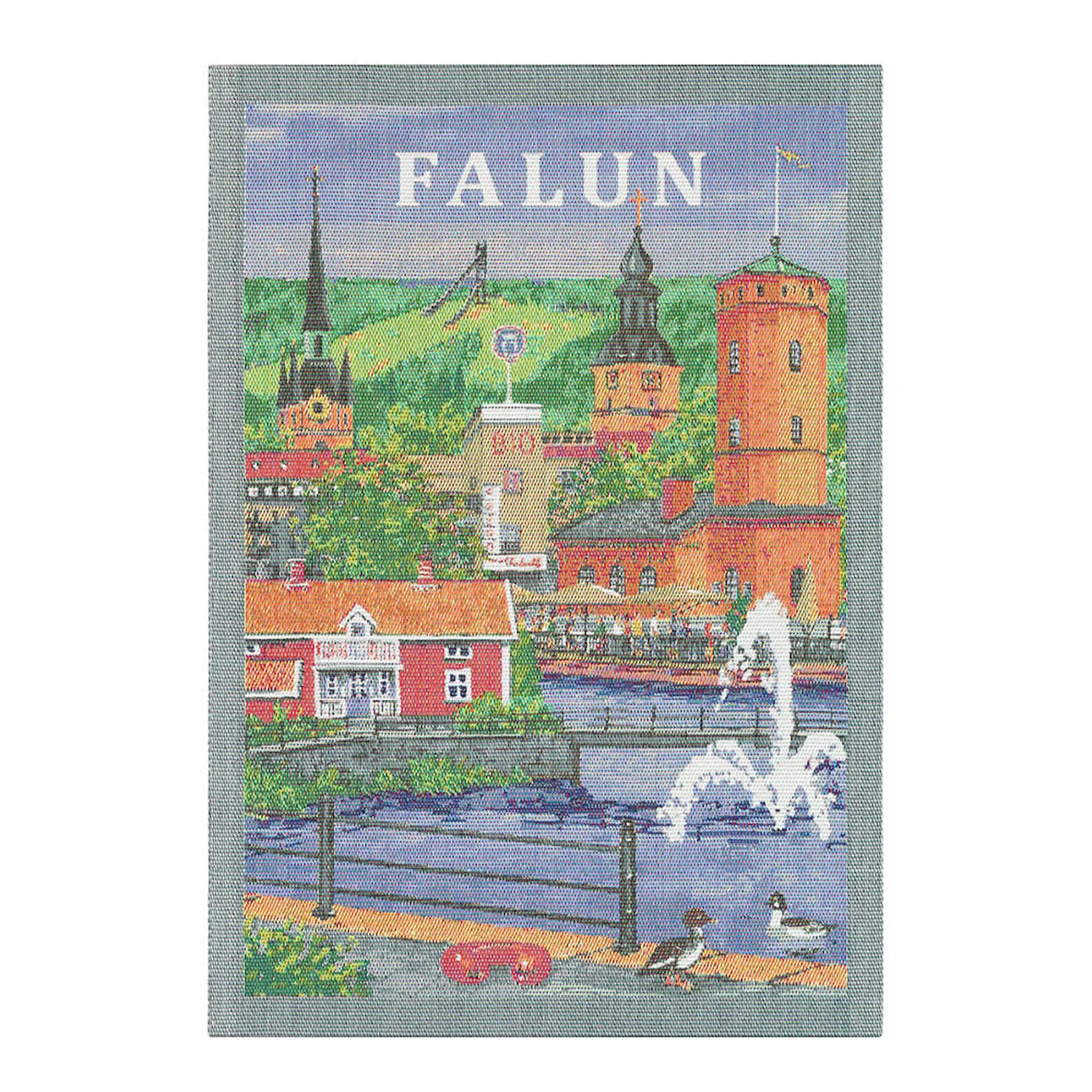 Ekelund Falun kökshandduk 35x50 cm flerfärgad