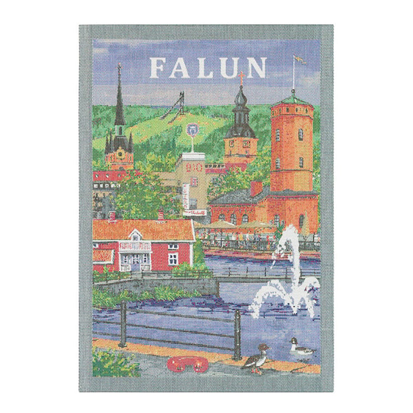 Falun kökshandduk 35x50 cm flerfärgad
