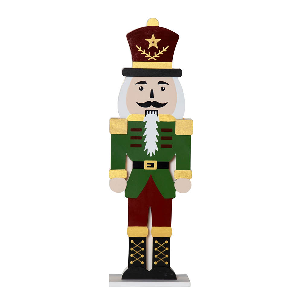 Star Trading - Nutcracker joulukoriste 52 cm vihreä/punainen