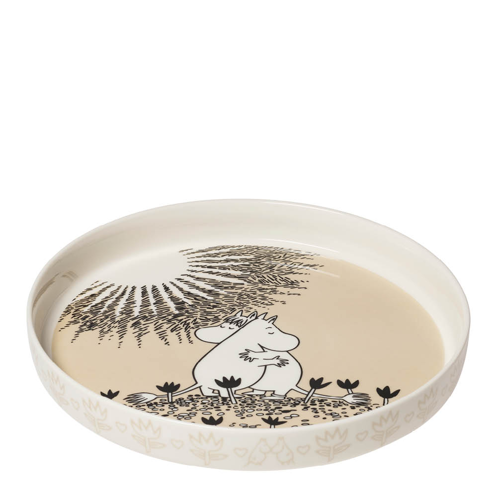 Moomin Arabia Mumin pajform 28 cm Kärlek beige