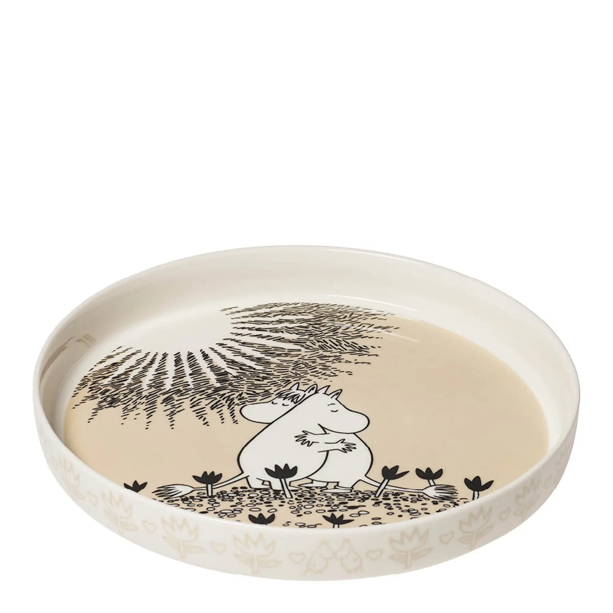 Moomin Arabia Mumin pajform 28 cm Kärlek beige