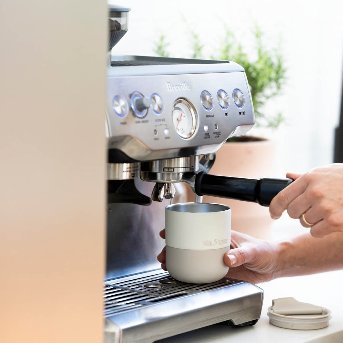 Klean Kanteen Rise Lowball kopp 30 cl med flipplokk tofu