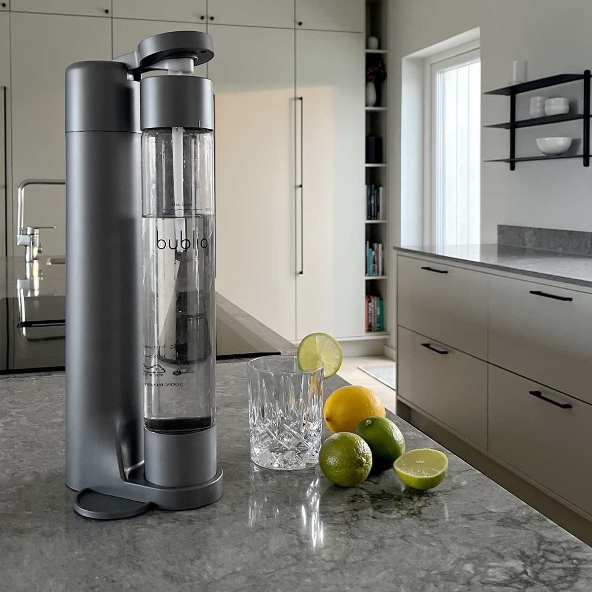 Bubliq Kolsyremaskin Mattgrå