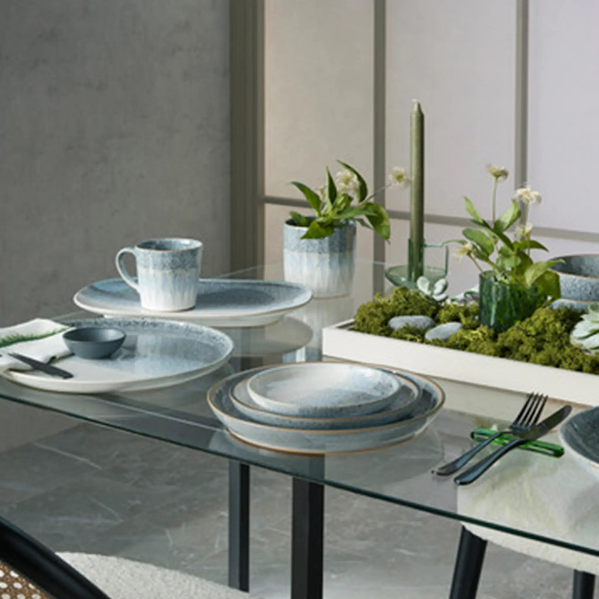 Denby Studio Grey Accent mugg 40 cl 2-pack grå