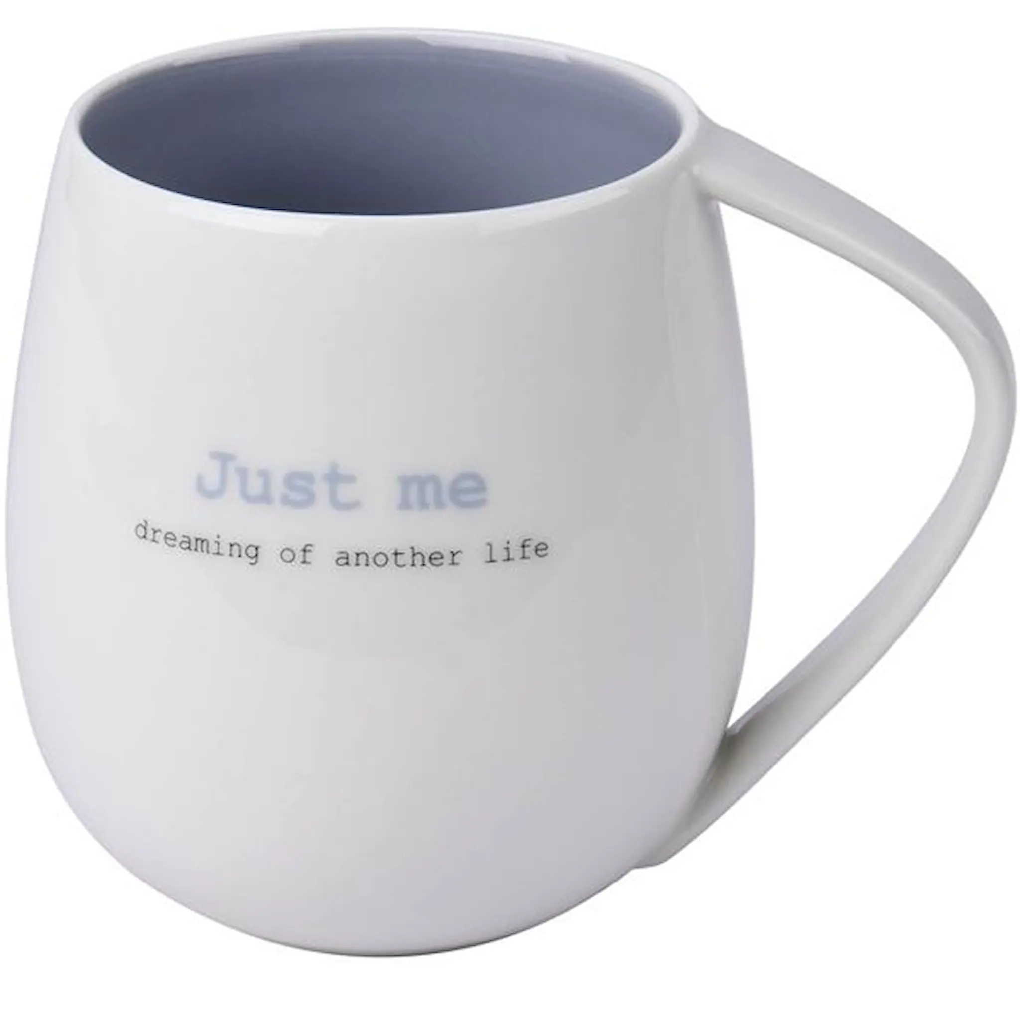 Modern House Just Me Mugg 28 cl Vit/Grå