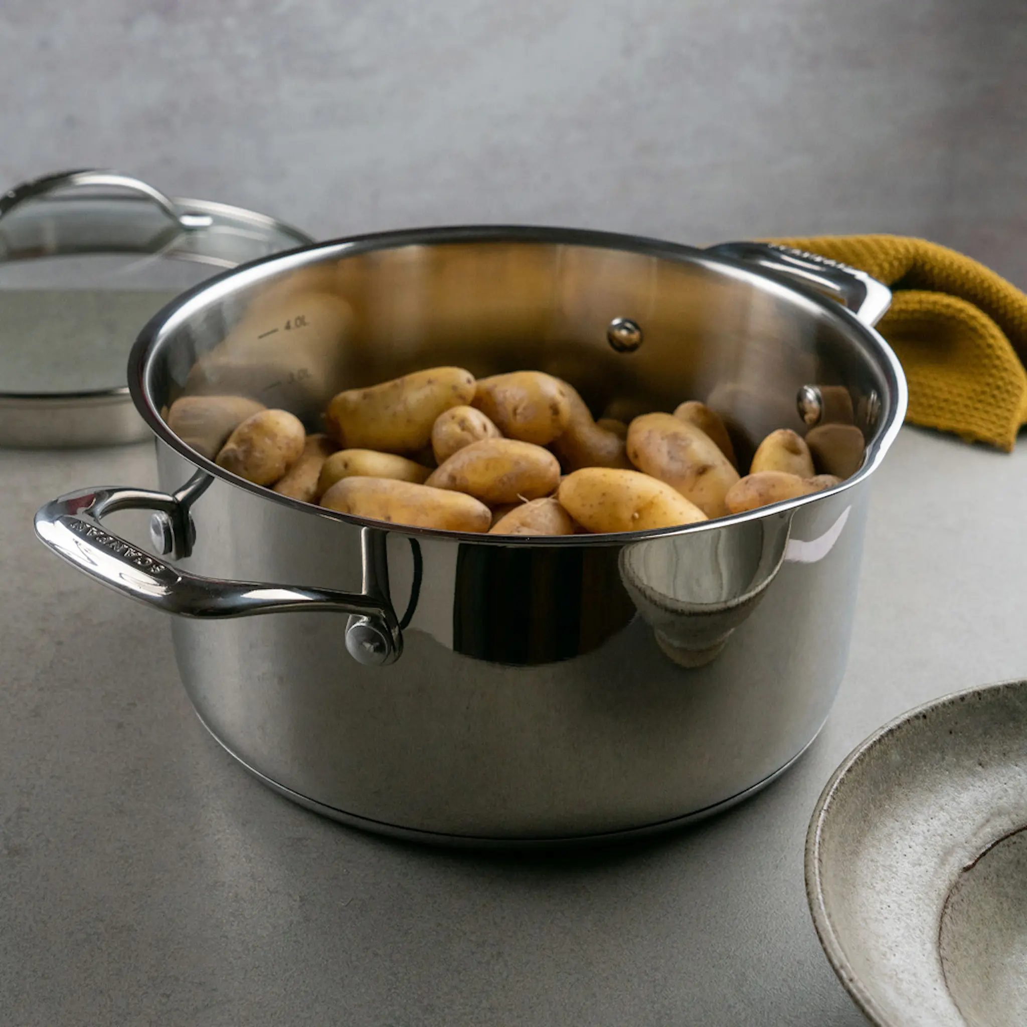 Scanpan STS Gryta med lock 4,8 L Rostfri