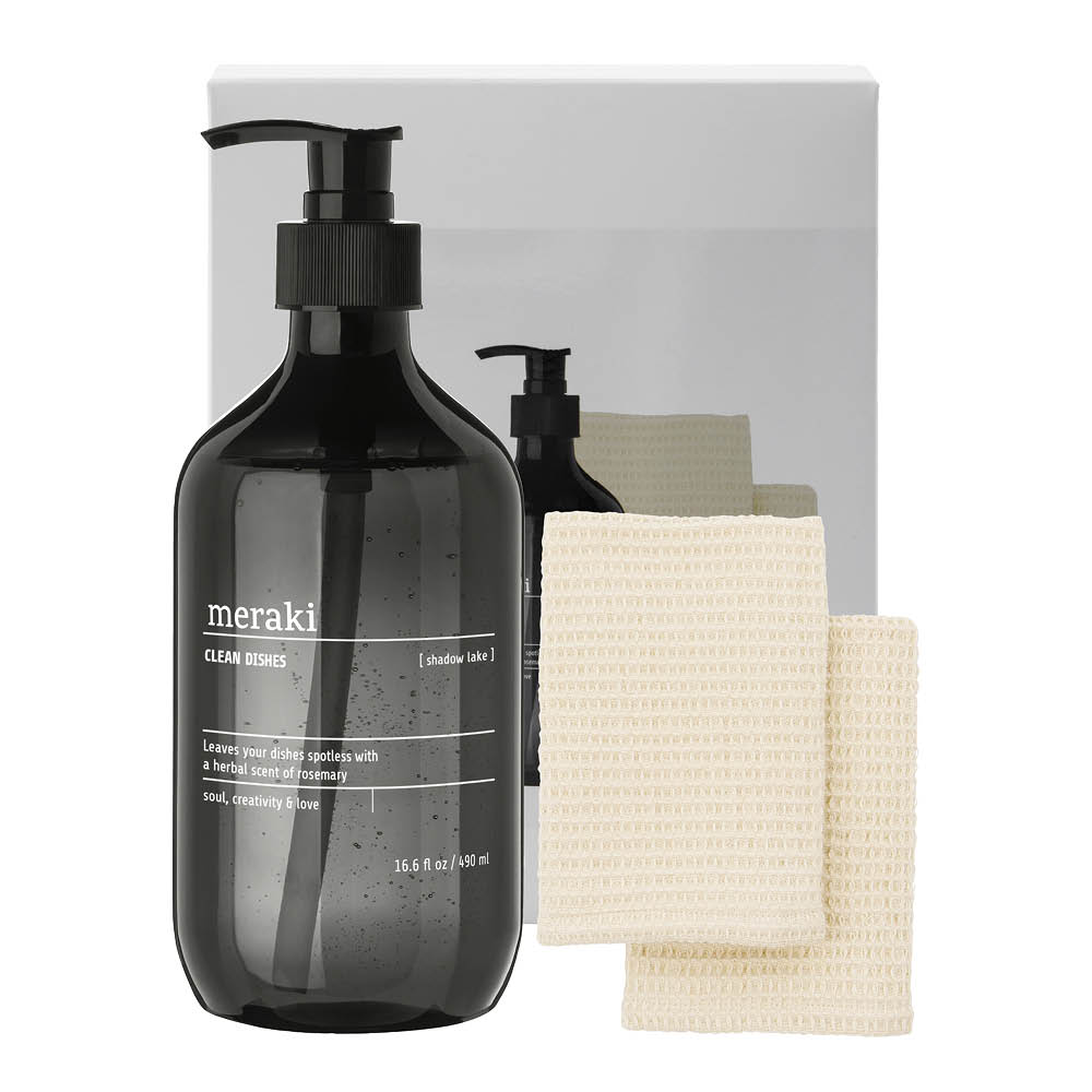 Meraki Presentask Kitchen Essentials diskmedel & disktrasor 490 ml shadow lake/beige