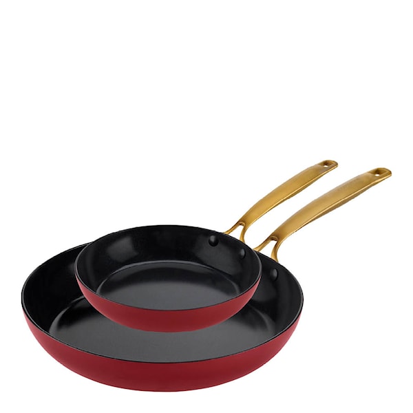 Element stekpanna 2 delar 20 + 28 cm bordeaux