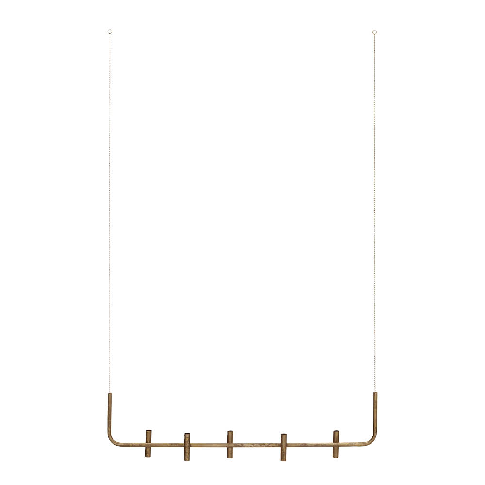 House Doctor Maxi takhängd ljusstake 102x26 cm antik mässing