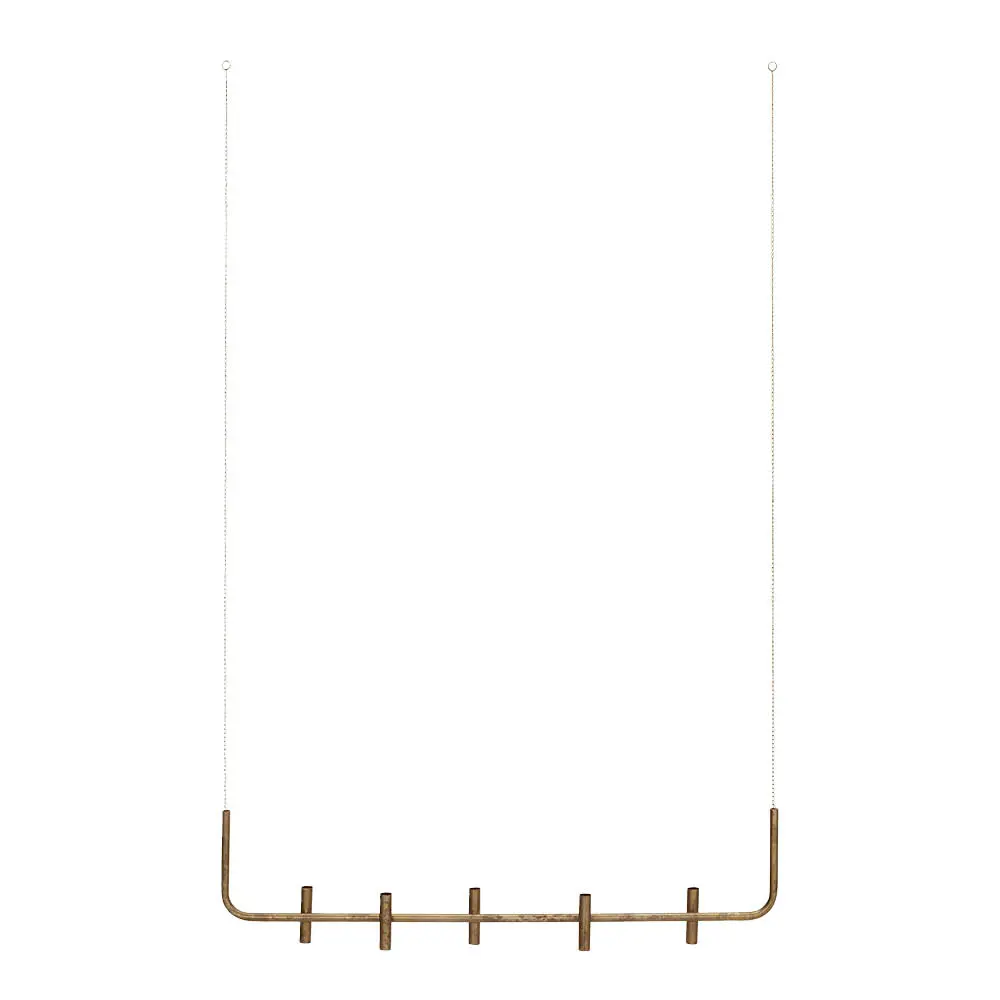 Maxi Riippuva kynttilänjalka 102x26 cm Antiikki messinki