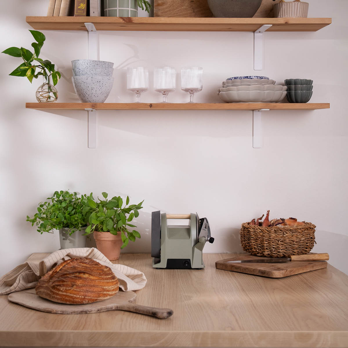 Tormek Tormek T-1 elektrisk knivslip ash green