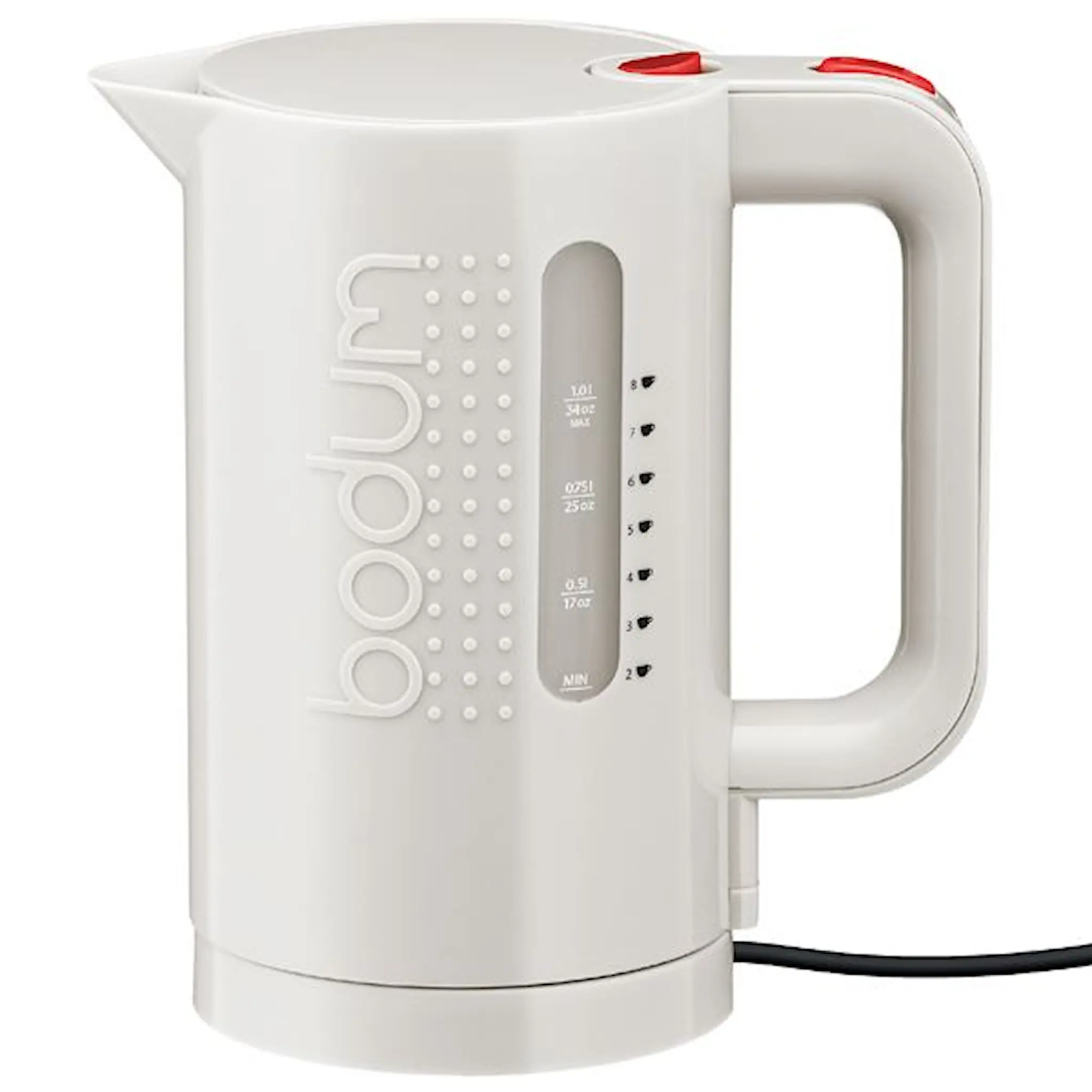 Bodum Bistro Vattenkokare 1L Vit