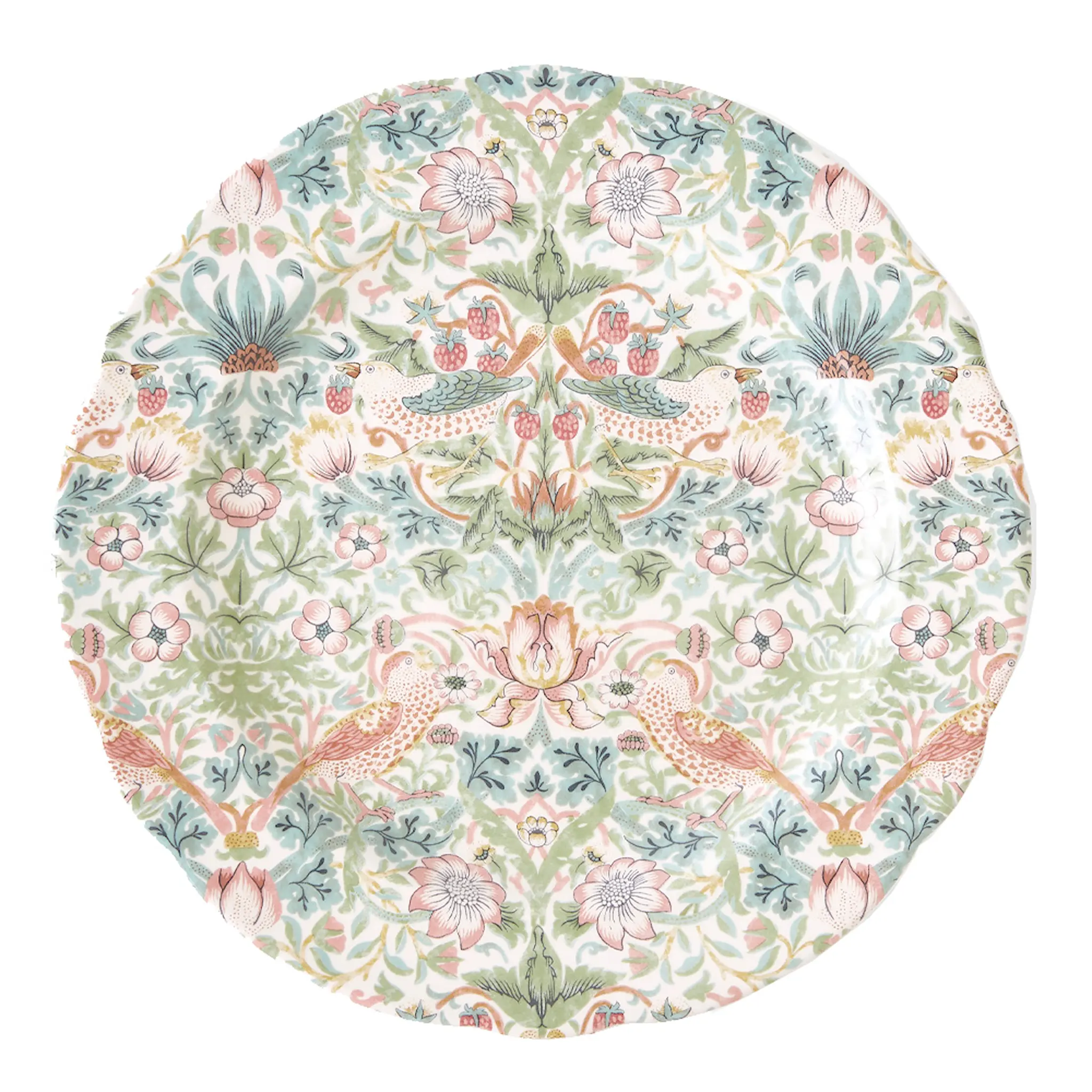 Spode Morris & Co serveringsfat 30 cm Strawberry Thief multi